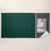 Man in Yoga pose Strandtuch (Vorderseite)