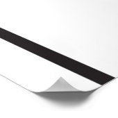 Man Jumping Hurdles Poster (Ecke)