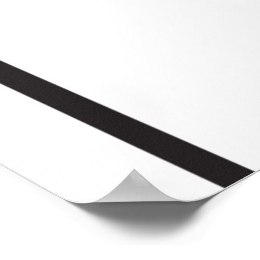 Man Jumping Hurdles Poster (Ecke)