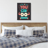 Man kann alles farbenfroh machen leinwanddruck (Insitu (Schlafzimmer))