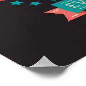 Man kann alles farbenfroh machen poster (Ecke)