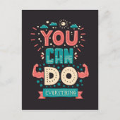 Man kann alles farbenfroh machen postkarte (Vorderseite)