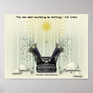 Man kann alles machen, indem man Poster schreibt