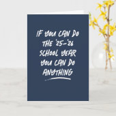 Man kann alles tun, was die Lehrer schätzen Karte (Gelbe Blume)