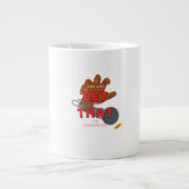 Man kann auf das sein Garunteed setzen Jumbo-Tasse (Vorderseite)