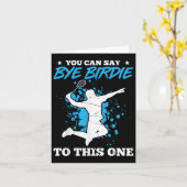 Man kann Birdie diesem Badminton-Playa beipflichte Karte (Gelbe Blume)