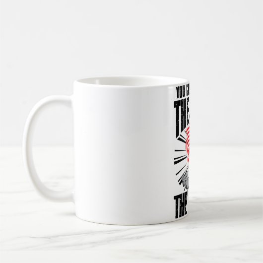 Man kann das Erste nicht ohne das Zweite verteidig Kaffeetasse (Links)