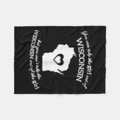 Man kann das Mädchen aus Wisconsin nehmen, aber ma Fleecedecke (Vorderseite (Horizontal))