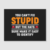 Man kann den Dummkopf nicht reparieren, aber die H Magnetkarte (Vorderseite)