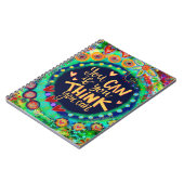 Man kann die Inspirivität farbenfroh fördern Notizblock (Linke Seite)