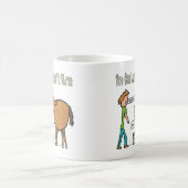 Man kann ein Pferd zum Wasser führen Kaffeetasse (Mittel)