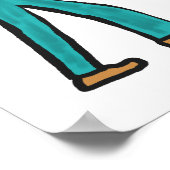 Man kann ein Pferd zum Wasser führen Poster (Ecke)