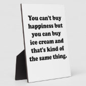 Man kann Eiscreme kaufen Fotoplatte (Seite)