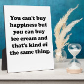 Man kann Eiscreme kaufen Fotoplatte (Seite)