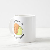 Man kann es als Escargot für einen sonnigen Schnec Kaffeetasse (Vorderseite Links)