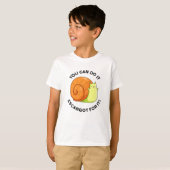 Man kann es als Escargot für einen sonnigen Schnec T-Shirt (Vorne ganz)