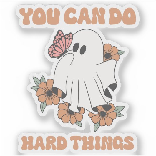 Man kann harte Dinge tun Aufkleber (Vorderseite)
