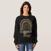 Man kann harte Dinge tun Motivation Testing Day Le Sweatshirt (Vorne ganz)