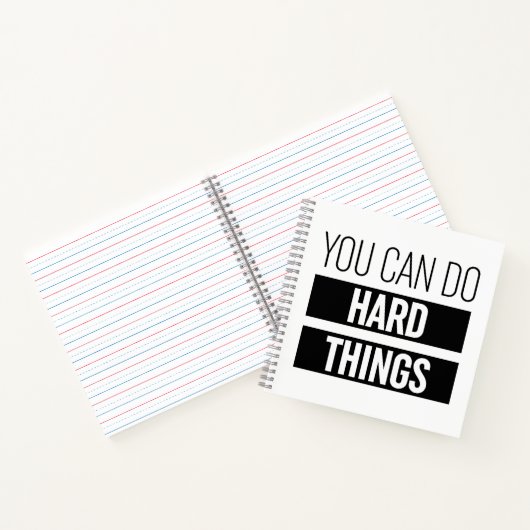 Man kann harte Dinge tun Notizblock (Innenseite)