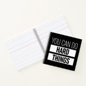 Man kann harte Dinge tun Notizblock (Innenseite)