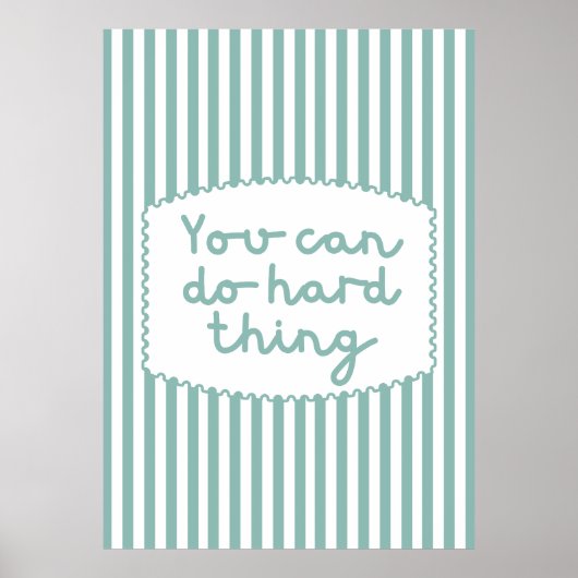 Man kann harte Dinge tun Poster (Vorne)