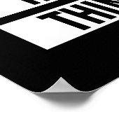 Man kann harte Dinge tun Poster (Ecke)