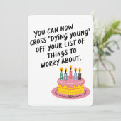 Man kann jetzt junges, sonniges Alter überwinden Einladung (Stehend Vorderseite)