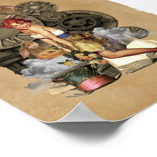 "Man kann keine Zeit töten." Poster (Ecke)