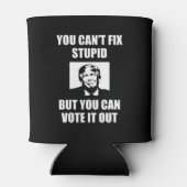 Man kann keinen dummen lustigen Anti-Trump reparie Dosenkühler (Rückseite)