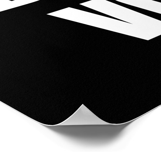 Man kann keinen dummen lustigen Anti-Trump reparie Poster (Ecke)