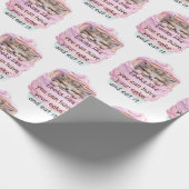 Man kann Kuchen und essen Geschenkpapier (Ecke)
