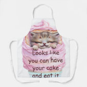 Man kann Kuchen und essen Schürze (Vorderseite)