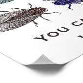 Man kann mehr Fliegen mit Honig fangen als Essig Poster (Ecke)