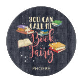 Man kann mich Buchhörer Personalisiert nennen Schneidebrett (Vorderseite)