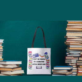 Man kann mir in einem Buchladen nicht vertrauen Tasche