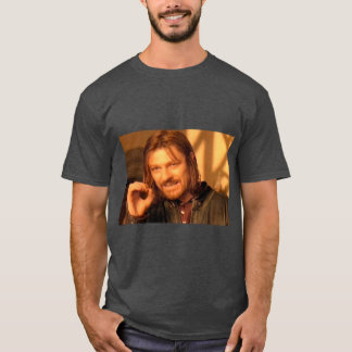 Man kann nicht einfach Meme Humor Grafik T-Shirt
