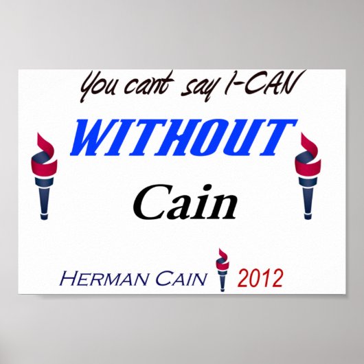Man kann nicht I-CAN mit Kain 1 eines freundlichen Poster (Vorne)