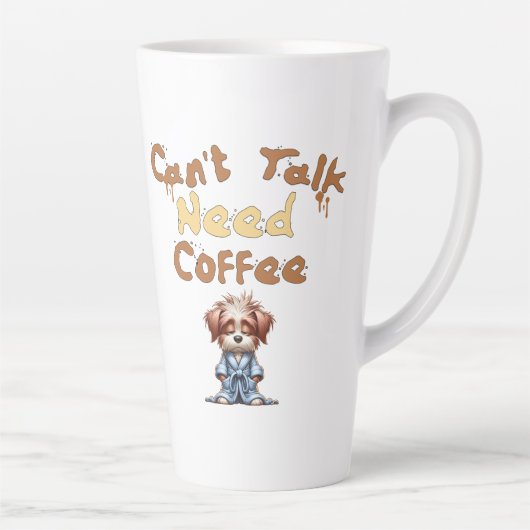 Man kann nicht über Kaffee reden Milchtasse (Rechts)