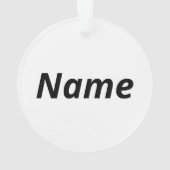 Man kann nie genug Nagellack haben Ornament (Rückseite)