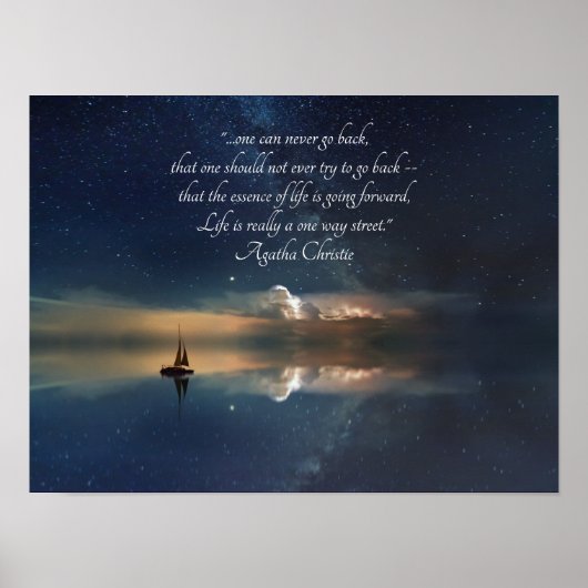 Man kann nie wieder Poster zurückgehen (Vorne)