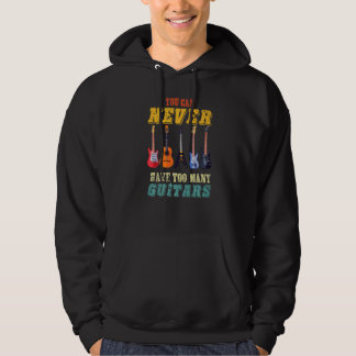 Man kann nie zu viele Gitarren haben  Musiker  Meh Hoodie