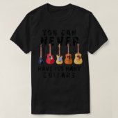 Man kann nie zu viele Gitarren-Musiker haben Männe T-Shirt (Design vorne)