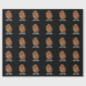 Man kann sich darauf verlassen, dass Fleisch Funny Geschenkpapier (Flach)