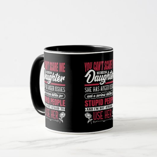 Man kann sich nicht abscheuen-ich-habe-eine verrüc tasse (Vorderseite Links)