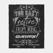 Man kann sich nicht ersparen, Phantastisch zu sein Fleecedecke (Vorderseite)