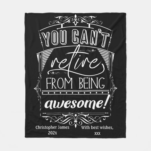 Man kann sich nicht ersparen, Phantastisch zu sein Fleecedecke (Vorderseite)