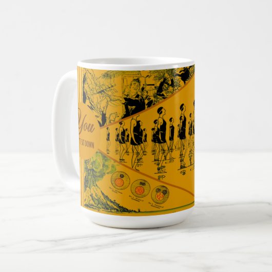 Man kann sich nicht setzen kaffeetasse (Vorderseite Links)