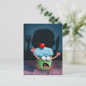 Man kann sich nicht von der Muffin-Mann-Postkarte  Postkarte (Stehend Vorderseite)