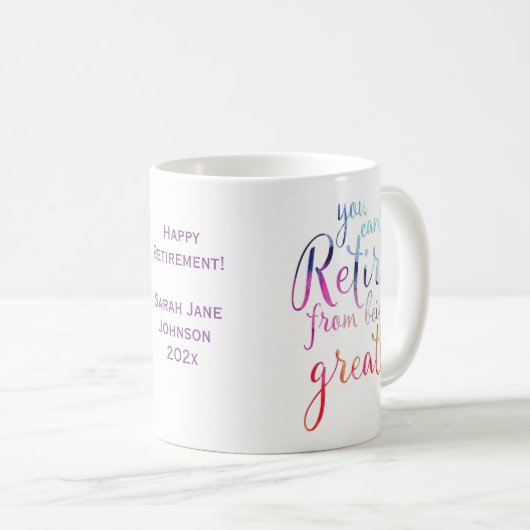 Man kann sich nicht von einer großartigen Wasserfa Kaffeetasse (VorderseiteRechts)