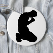 MAN KNELT IN PRAYER BUTTON (Beispiel)